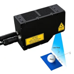 D Line Laser Profiler and Camera Setup for Precision Non-Contact Measurement